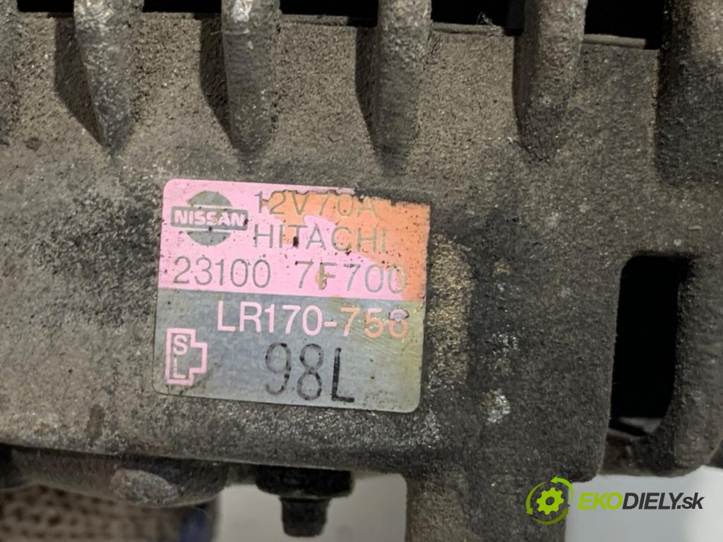 NISSAN TERRANO II samochód terenowy zamknięty 2000 92 kW 2.7 TDi 4WD 2664 Alternátor 231007F700 (Alternátor)