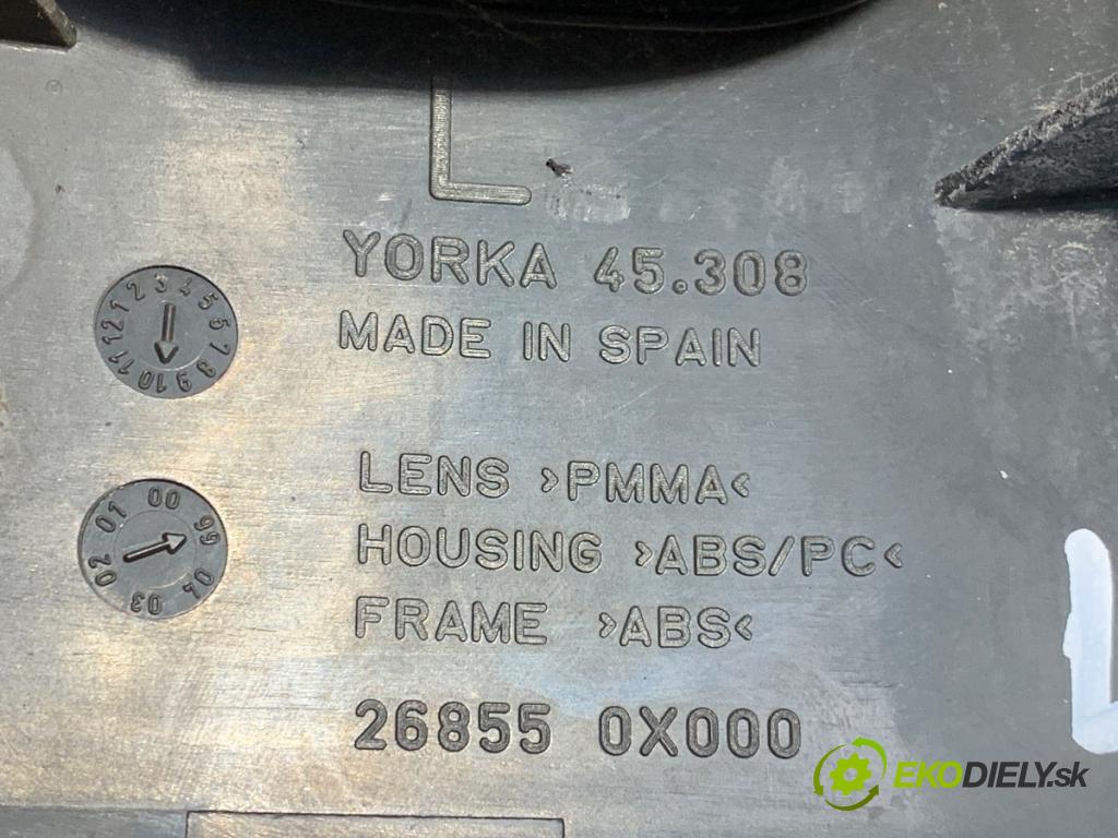 NISSAN TERRANO II samochód terenowy zamknięty 2000 92 kW 2.7 TDi 4WD 2664 světlo levý zadní část 268550X000