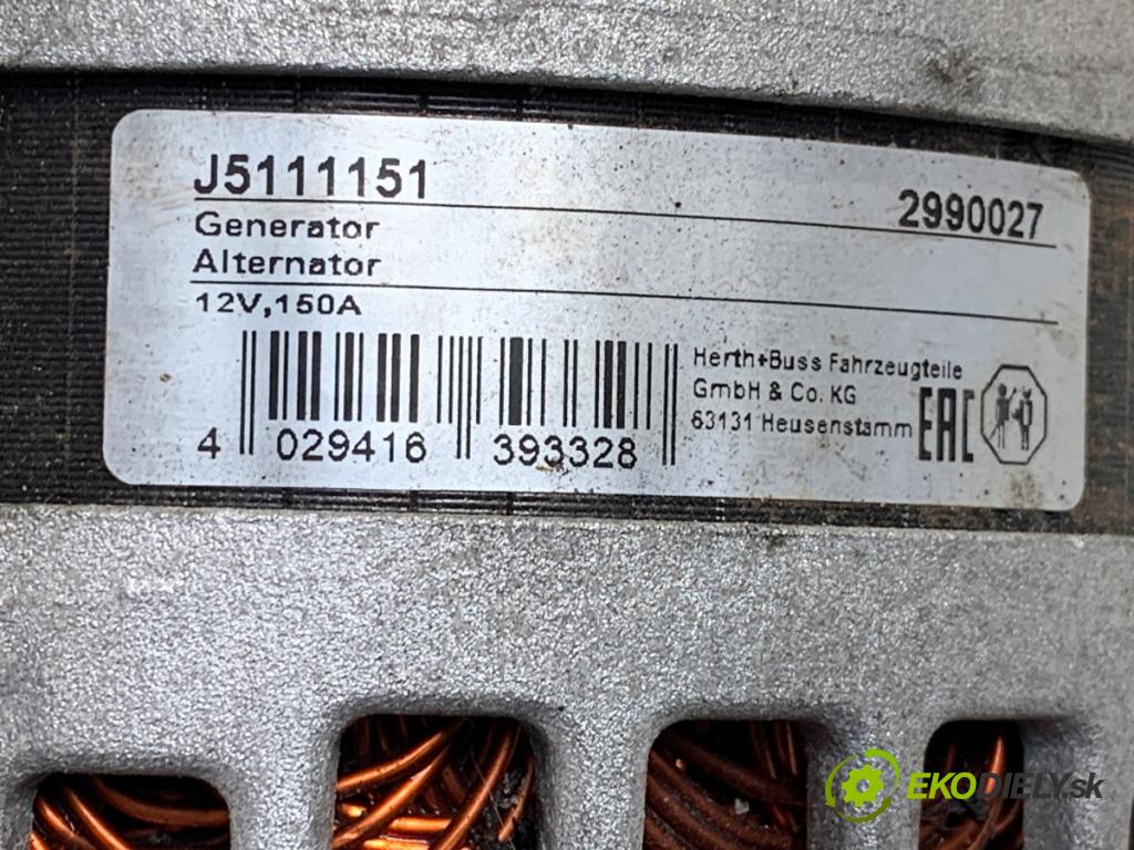NISSAN X-TRAIL T32 SUV 2015 120 kW 1.6 DIG-T (T32) 1618 Alternátor J5111151 (Alternátor)