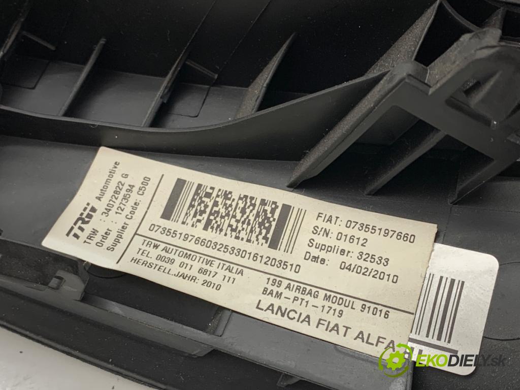 FIAT PUNTO EVO liftback 2010 57 kW 1.4 (199AXB1A) 1368 AirBag koleno: 07355197660
