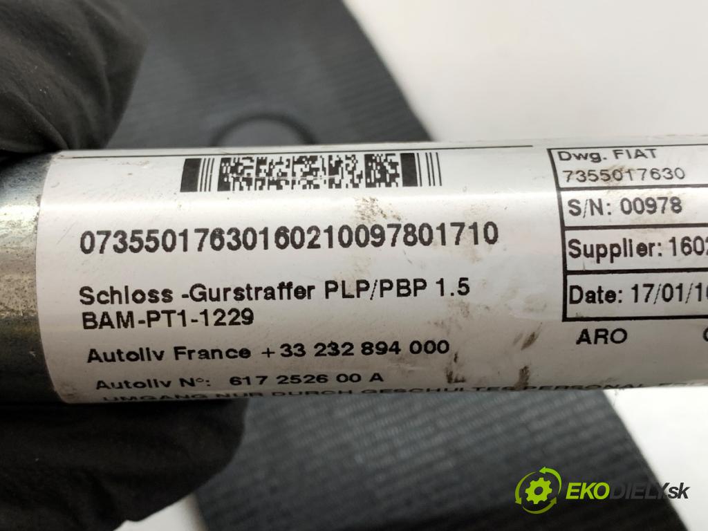 FIAT PUNTO EVO liftback 2010 57 kW 1.4 (199AXB1A) 1368 Držiak BEZPEČNOSŤ ľavy predný 618197600