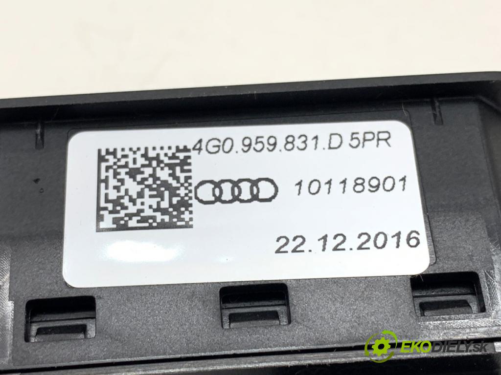 AUDI A4 B9 Kombi 2017 140 kW 2.0 TDI quattro 1968 vypínač otvárania dverí kufra 4G0959831D
