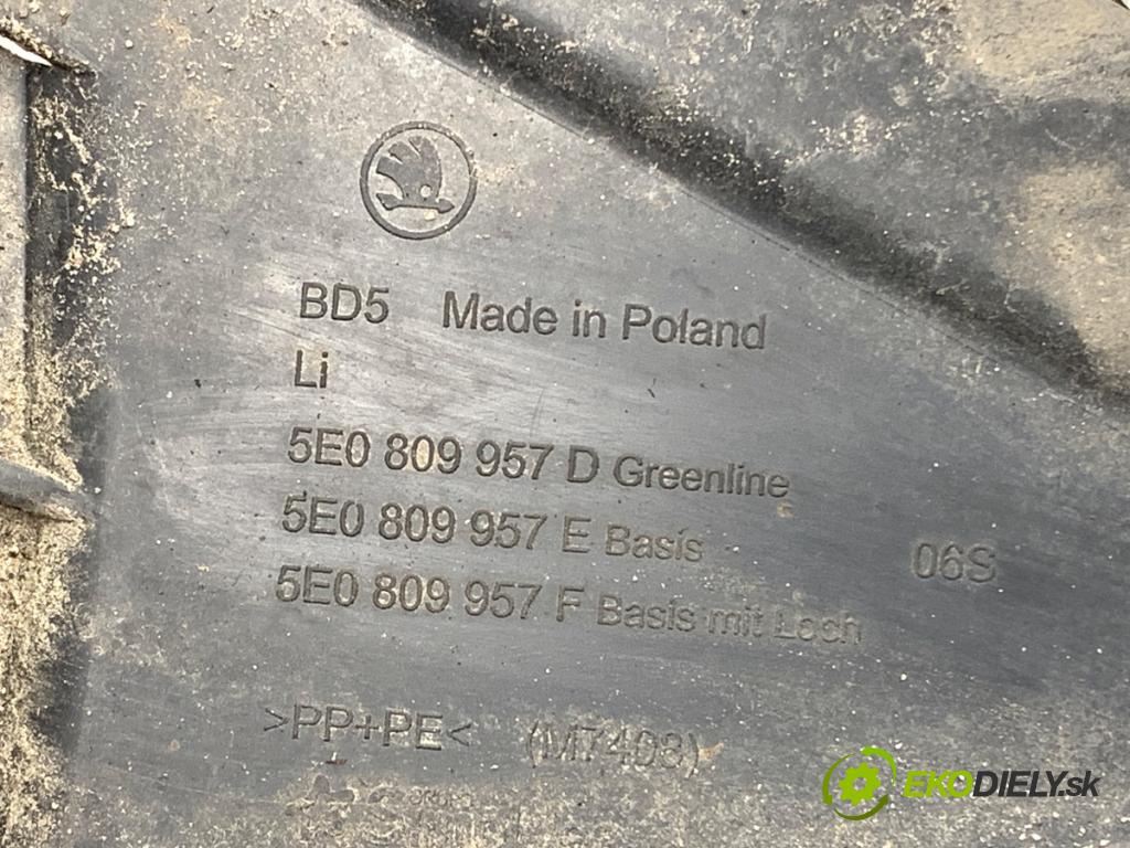 SKODA OCTAVIA III Kombi 2015 110 kW 2.0 TDI 1968 podblatník ľavy predný 5E0809957D