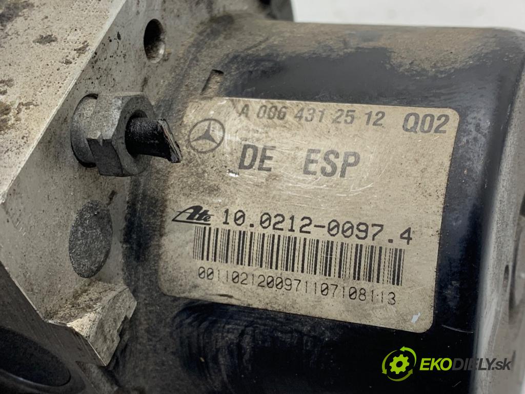 MERCEDES-BENZ W204 sedan 2007 170 kW C 280 (204.054) 2996 Pumpa ABS 0064312512 (Pumpa ABS)