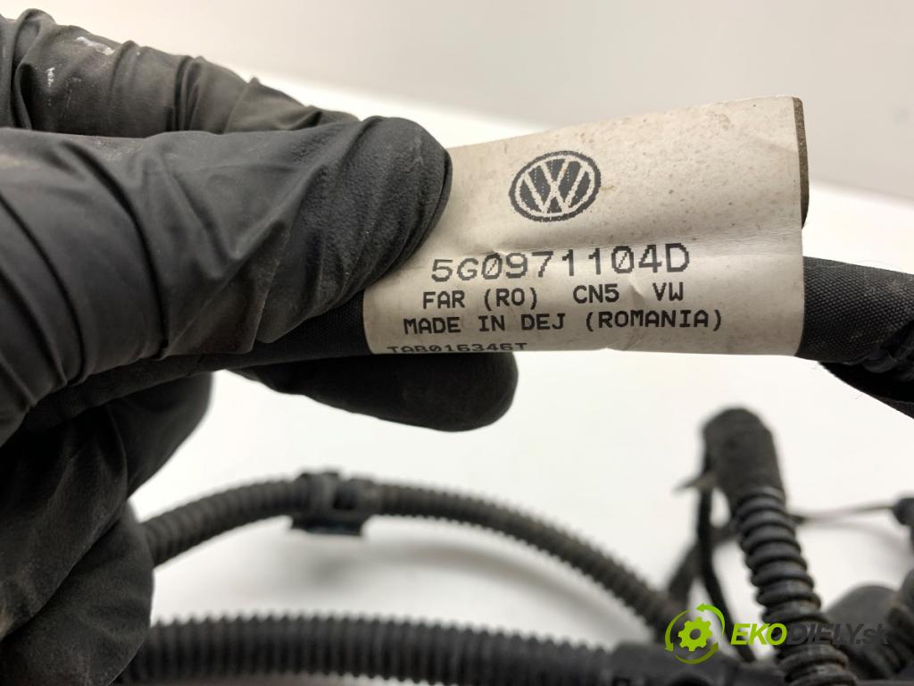 VW GOLF VII liftback 2013 110 kW 2.0 TDI 1968 Káblovačka PDC predný 5G0971104D