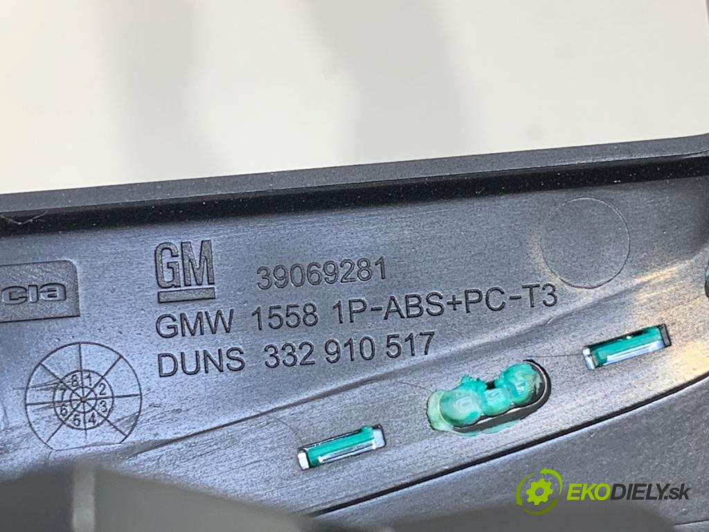 OPEL ZAFIRA C nadwozie wielkoprzestrzenne (MPV) 2019 96 kW 2.0 CDTi (75) 1956 Mriežky kúrenia predný stredna 39069281 39076941