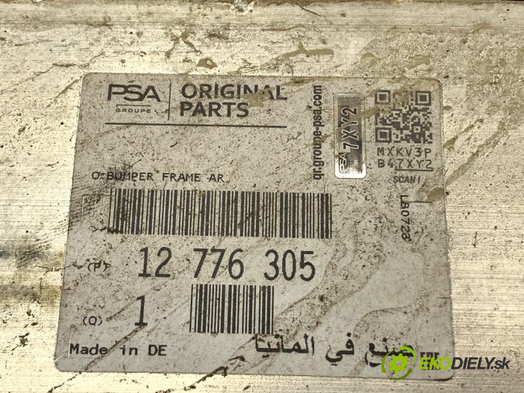 OPEL ZAFIRA C nadwozie wielkoprzestrzenne (MPV) 2019 96 kW 2.0 CDTi (75) 1956 Výstuha nárazníka zad 12776305 (Výstuha zadná)