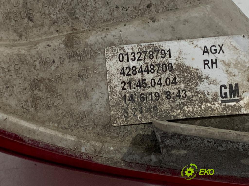 OPEL ZAFIRA C nadwozie wielkoprzestrzenne (MPV) 2019 96 kW 2.0 CDTi (75) 1956 světlo nárazníka pravý zadní část 13278791