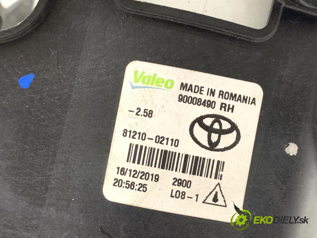 TOYOTA C-HR SUV 2020 85 kW 1.2 (NGX10_) 1197 hmlové svetlo, hmlovka pravý přední část 81210-02110