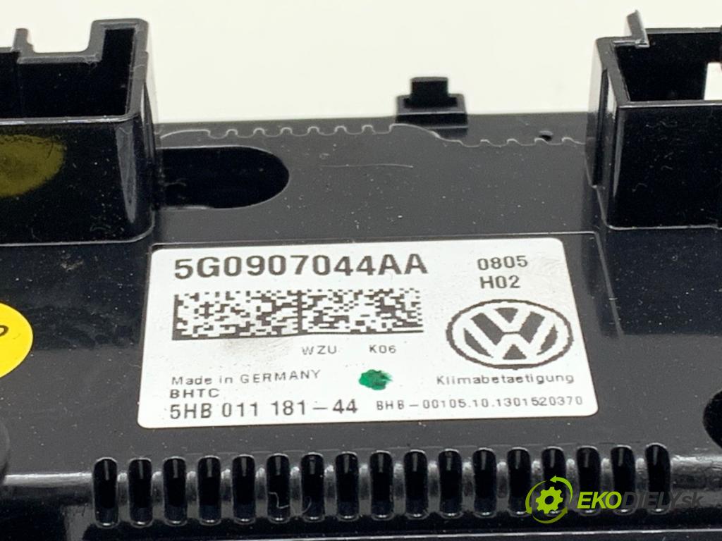 VW GOLF VII liftback 2013 110 kW 2.0 TDI 1968 Panel ovládaní topení 5G0907044AA (Páčky pod volantem)