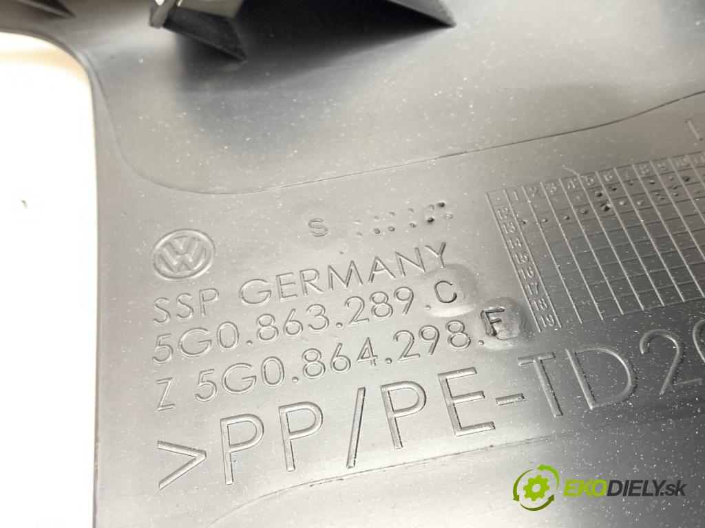 VW GOLF VII liftback 2013 110 kW 2.0 TDI 1968 mří topení zadní část 5G0819209