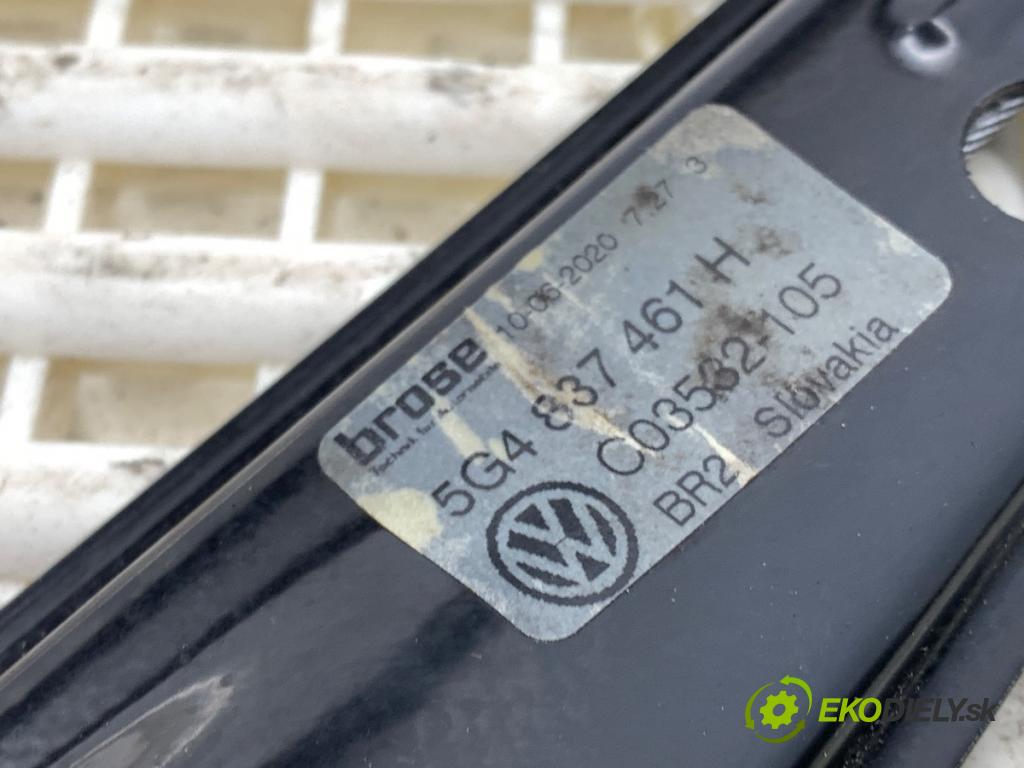 VW GOLF VII Kombi 2020 85 kW 1.6 TDI 1598 mechanismus okna pravý zadní část 5G4839462C