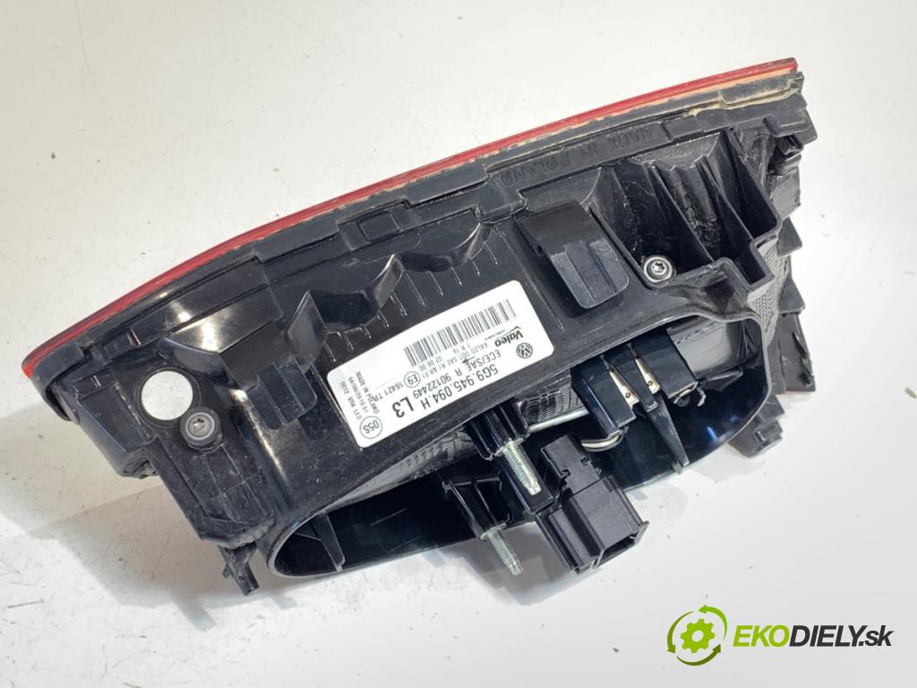 VW GOLF VII Kombi 2020 85 kW 1.6 TDI 1598 světlo pravý zadní část vnitřní 5G9945094H