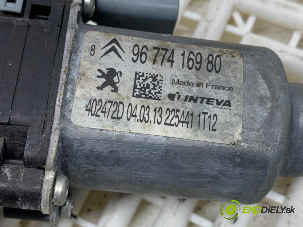 CITROEN C-ELYSEE sedan 2013 85 kW 1.6 VTi 115 1587 Mechanizmus okna ľavy predný 9677416980