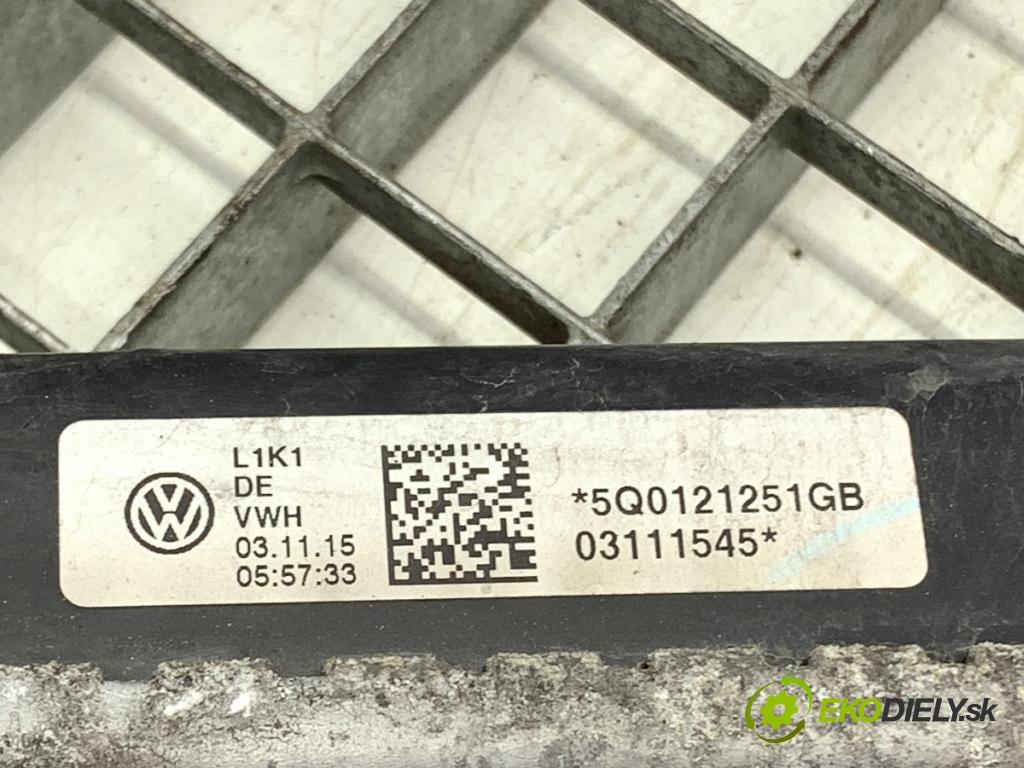 SKODA OCTAVIA III Kombi 2015 110 kW 2.0 TDI 1968 Chladič vody 5Q0121251GB (Chladič vody)