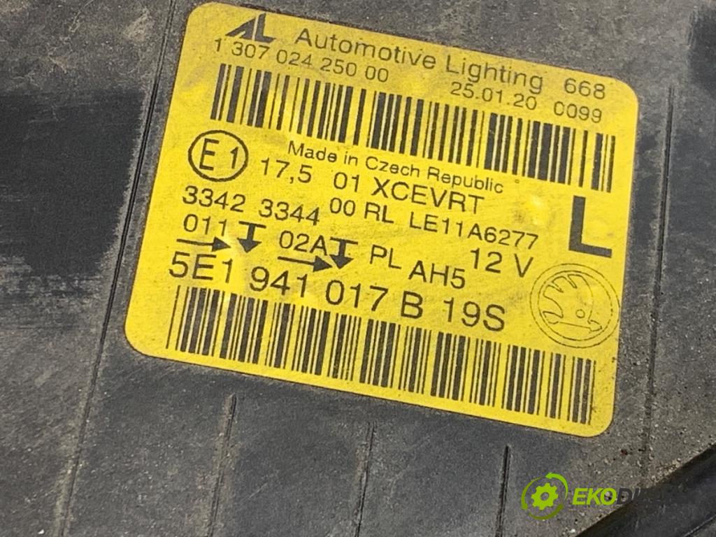SKODA OCTAVIA III Kombi 2015 110 kW 2.0 TDI 1968 světlomet levý přední část 5E1941017B