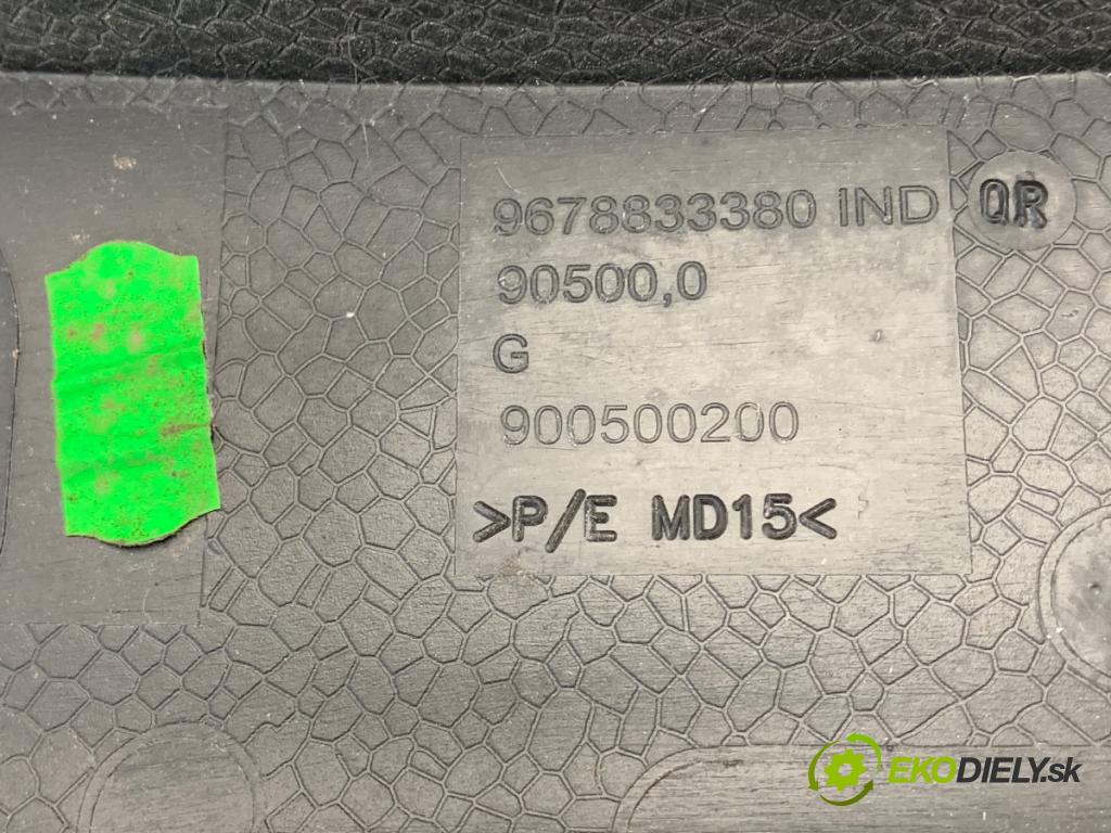 CITROEN C-ELYSEE sedan 2013 85 kW 1.6 VTi 115 1587 torpédo plast pod čelní okno 9678833380 (Plast pod čelním sklem)