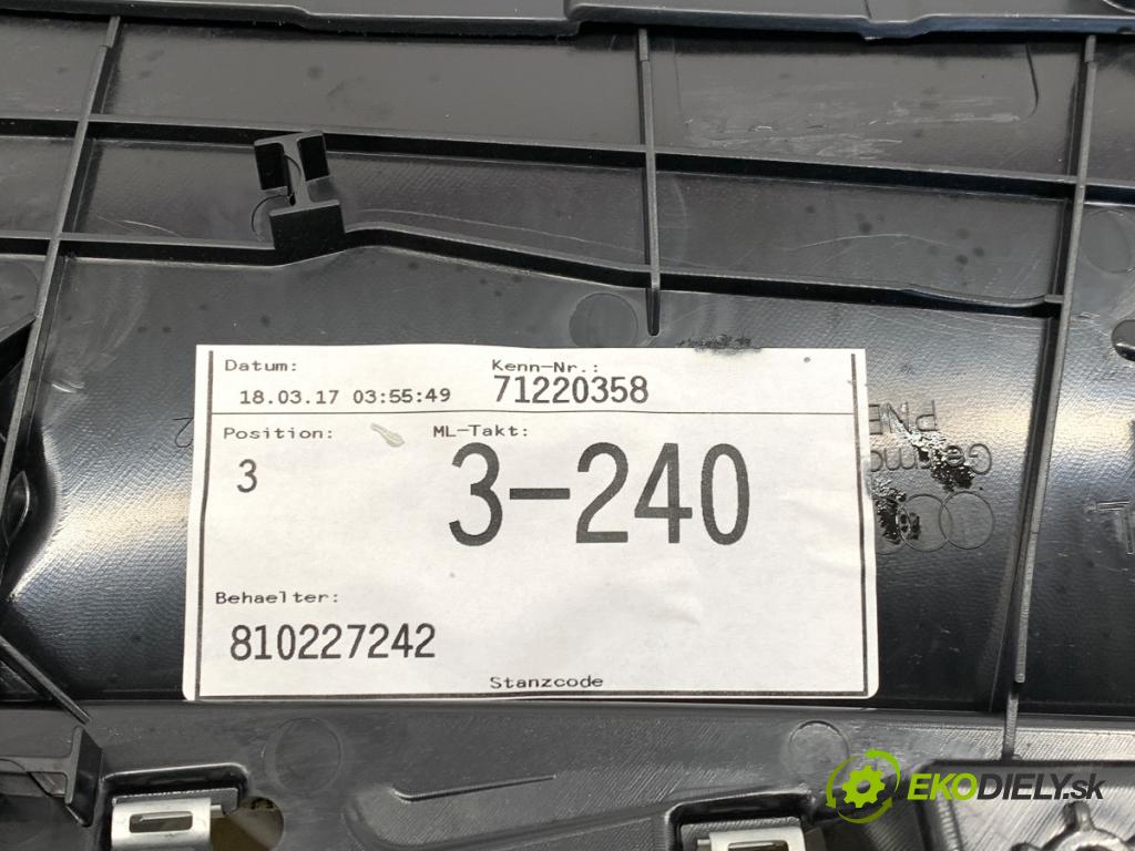 AUDI A4 B9 Kombi 2017 140 kW 2.0 TDI quattro 1968 čalúnenie Dvere pravy zad