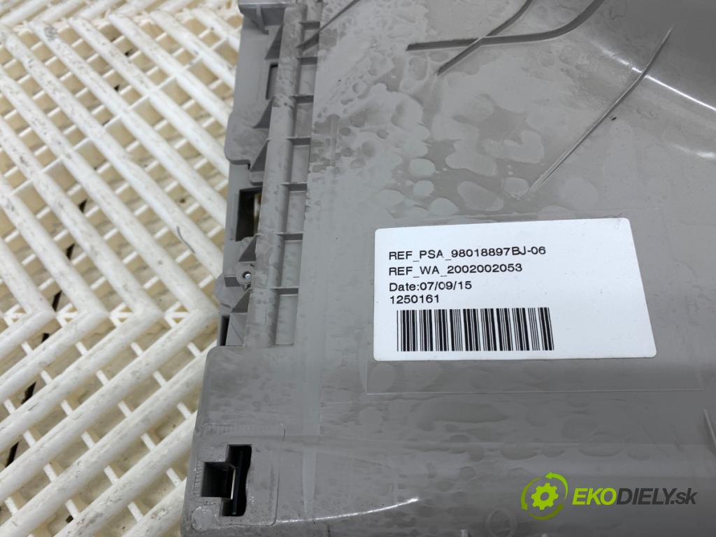 CITROEN C4 PICASSO II nadwozie wielkoprzestrzenne (MPV) 2015 121 kW 1.6 THP 165 1598 clona sluneční zadní část - čelo 98018897