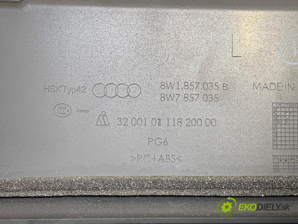AUDI A4 B9 Kombi 2017 140 kW 2.0 TDI quattro 1968 Priehradka, kastlík spolujazdca 8W1857035B (Priehradka (kastlík))