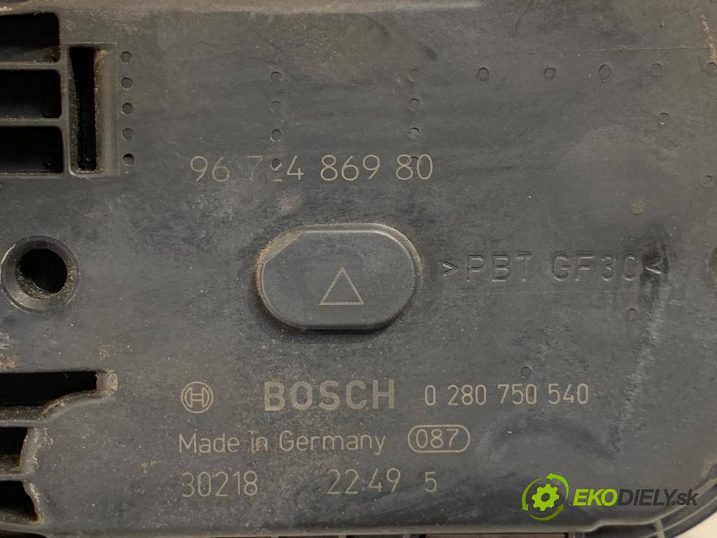 CITROEN C-ELYSEE sedan 2013 85 kW 1.6 VTi 115 1587 Škrtiaca klapka 9672486980 (Škrtiaca klapka)