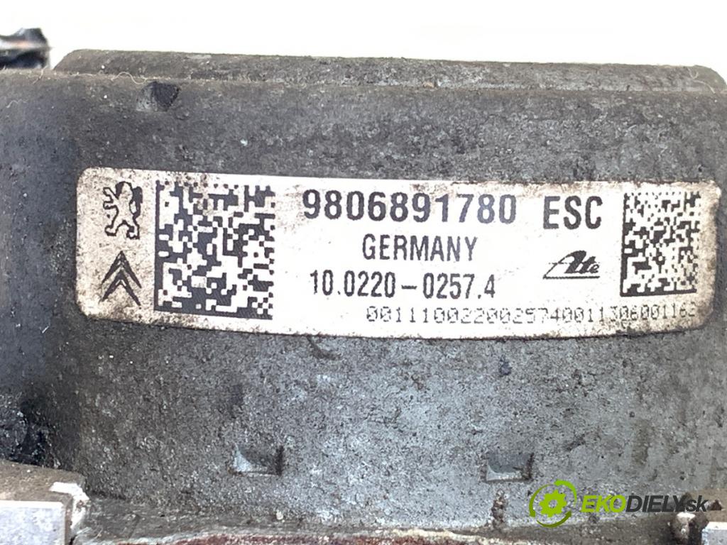 CITROEN C-ELYSEE sedan 2013 85 kW 1.6 VTi 115 1587 Pumpa ABS 9806891780 (Pumpa ABS)