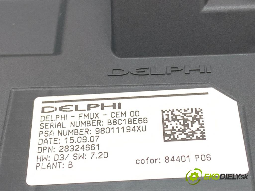 CITROEN C4 PICASSO II nadwozie wielkoprzestrzenne (MPV) 2015 121 kW 1.6 THP 165 1598 Panel ovládaní topení 98011194XU (Páčky pod volantem)