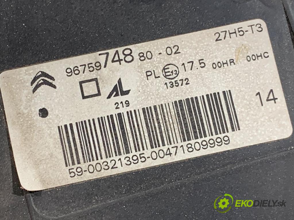 CITROEN C4 PICASSO II nadwozie wielkoprzestrzenne (MPV) 2015 121 kW 1.6 THP 165 1598 světlomet pravý přední část 9675974880