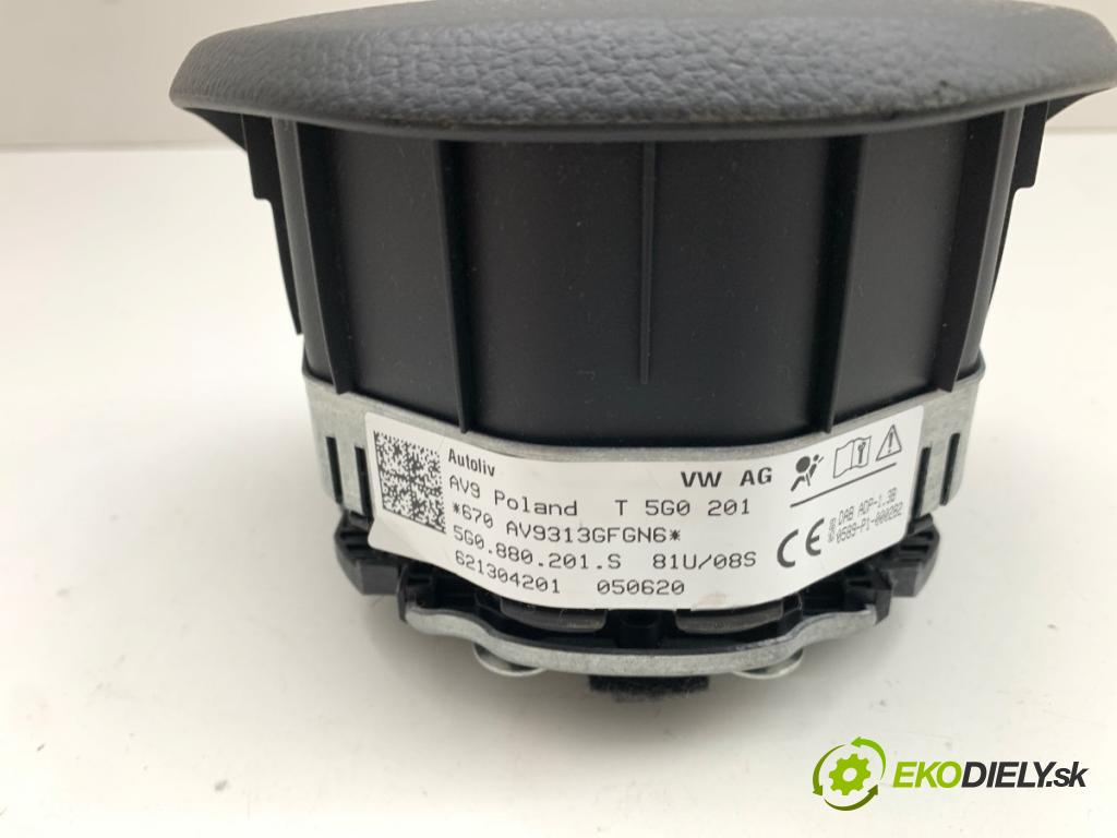 VW GOLF VII Kombi 2020 85 kW 1.6 TDI 1598 AirBag volantu 5G0880201S (Airbag)