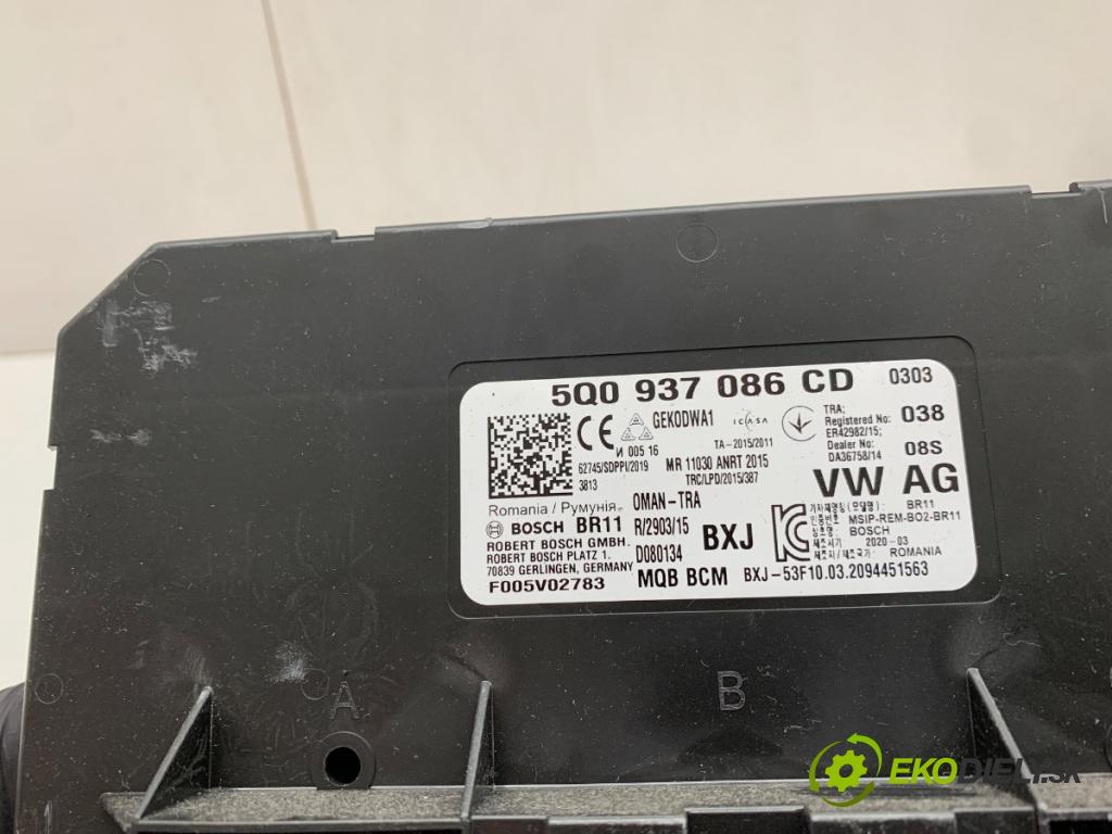 VW GOLF VII Kombi 2020 85 kW 1.6 TDI 1598 Modul komfortu 5Q0937086CD (Modul komfortu)