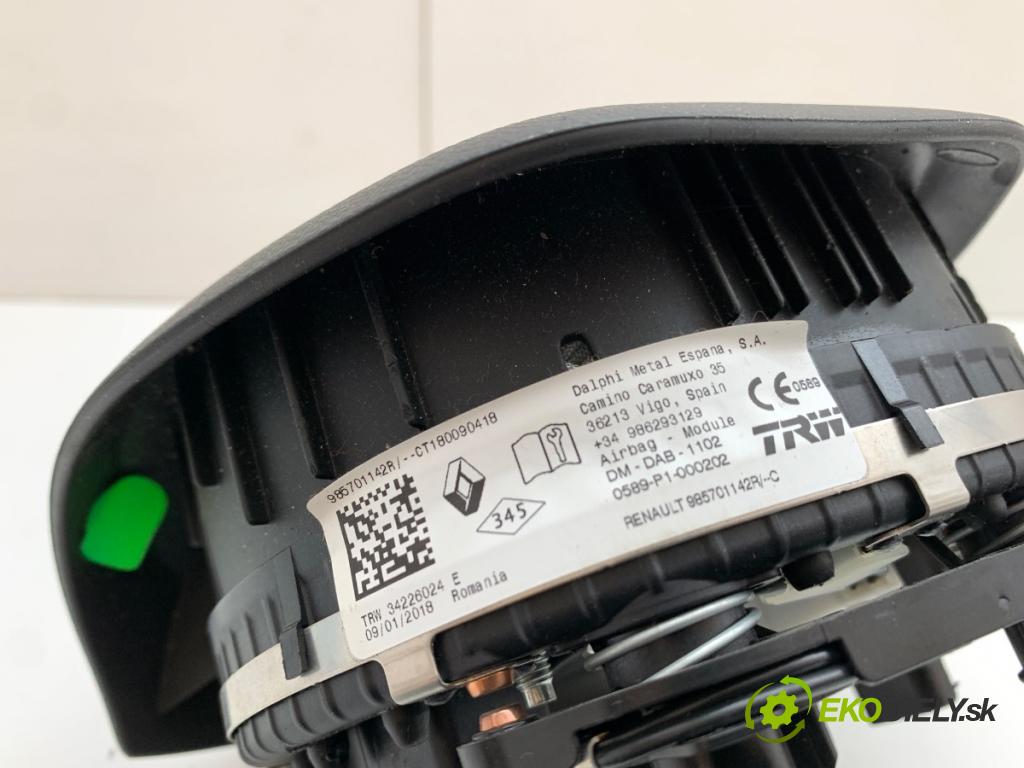 DACIA LODGY nadwozie wielkoprzestrzenne (MPV) 2018 75 kW 1.6 SCe 100 1598 AirBag volantu 985701142R (Airbag)