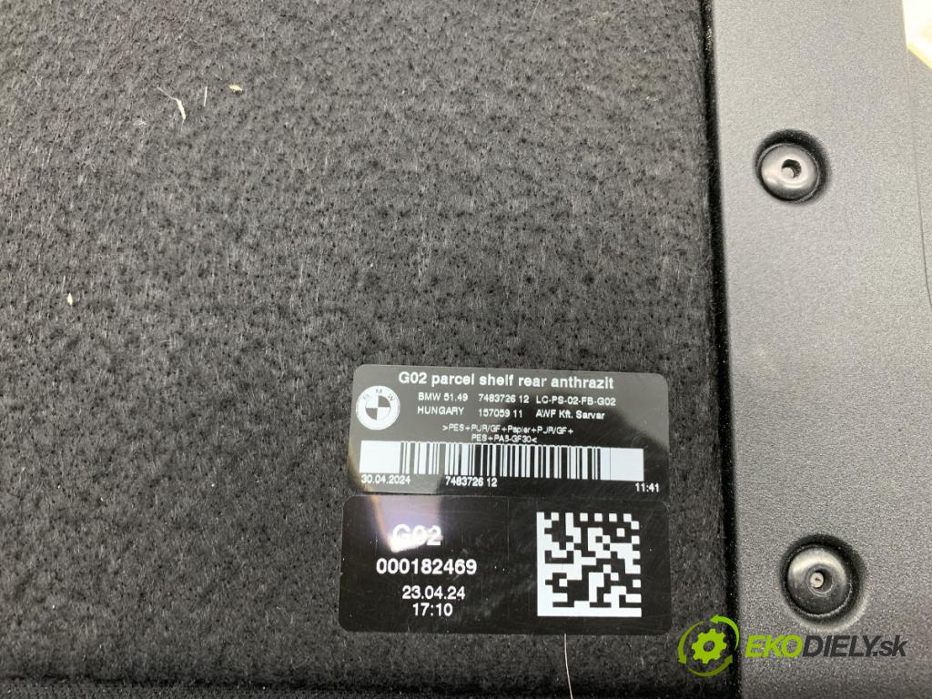 BMW G02 SUV 2024 265 kW M40 i xDrive 2998 Pláto zad 7483726