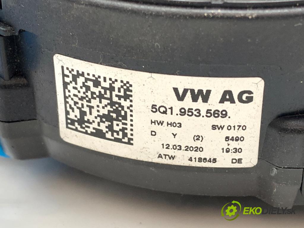 VW GOLF VII Kombi 2020 85 kW 1.6 TDI 1598 kroužek slimák airbag 5Q1953569 (Airbag)