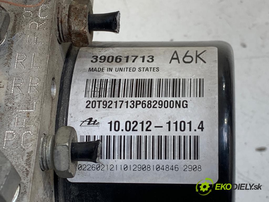 OPEL ZAFIRA C nadwozie wielkoprzestrzenne (MPV) 2019 96 kW 2.0 CDTi (75) 1956 Pumpa ABS 39061713 (Pumpa ABS)