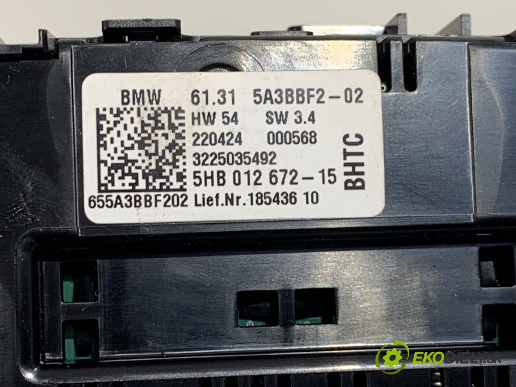 BMW G02 SUV 2024 265 kW M40 i xDrive 2998 Panel ovládania kúrenia zad 5A3BBF2