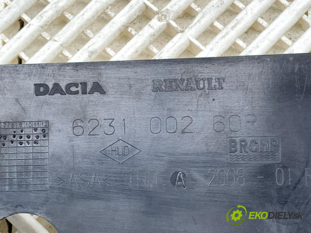 DACIA DUSTER SUV 2011 77 kW 1.6 16V 1598 Mriežka maska 623100260R (Mriežka predná (maska chladiča))