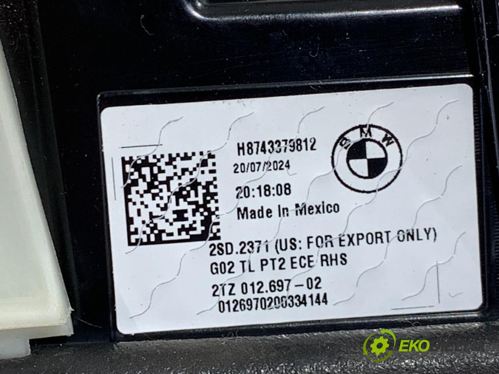 BMW G02 SUV 2024 265 kW M40 i xDrive 2998 Svetlo pravy zad vnútorná 7433798