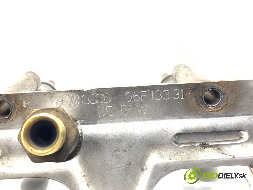 AUDI A6 C6 sedan 2008 125 kW 2.0 TFSI 1984 Lišta vstrekovacia INJEKCIA: 06F133317