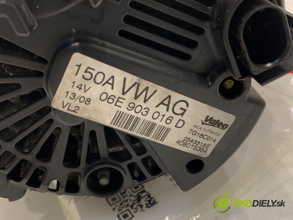 AUDI A6 C6 sedan 2008 125 kW 2.0 TFSI 1984 Alternátor 06E903016D (Alternátor)