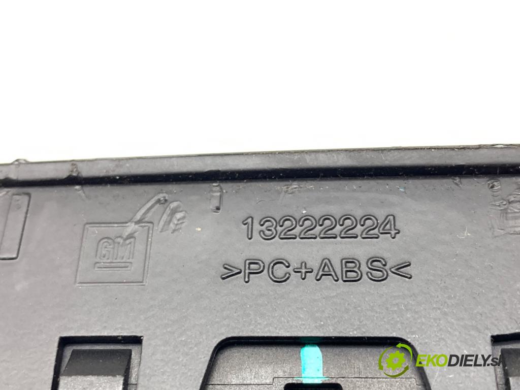 OPEL INSIGNIA A liftback 2010 96 kW 2.0 CDTI (68) 1956 Prepínač okien 13305011 (Prepínacie páčky pod volantom)