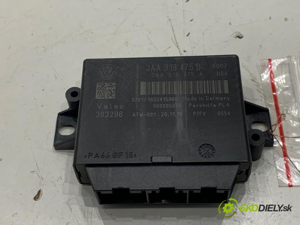 VW PASSAT B7 Kombi 2010 103 kW 2.0 TDI 1968 Modul PDC 3AA919475D (Riadiaca jednotka ostatné)
