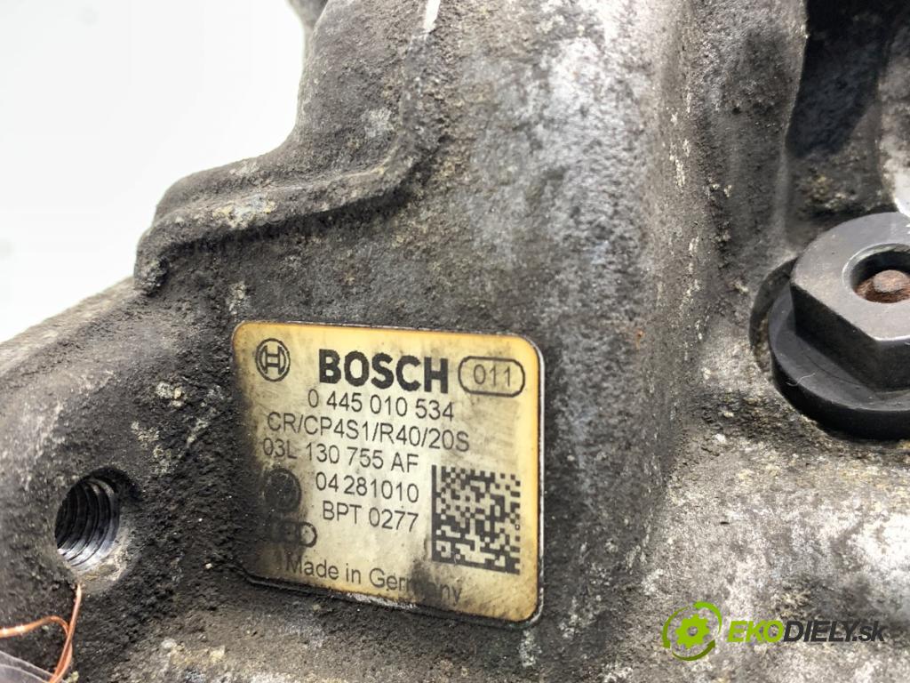 VW PASSAT B7 Kombi 2010 103 kW 2.0 TDI 1968 pumpa vysokého tlaku 03L130755AF