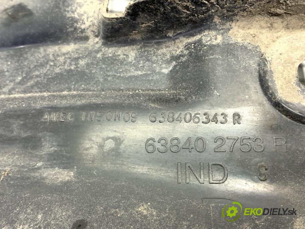 DACIA LODGY nadwozie wielkoprzestrzenne (MPV) 2018 75 kW 1.6 SCe 100 1598 podblatník pravy predný 638406343R