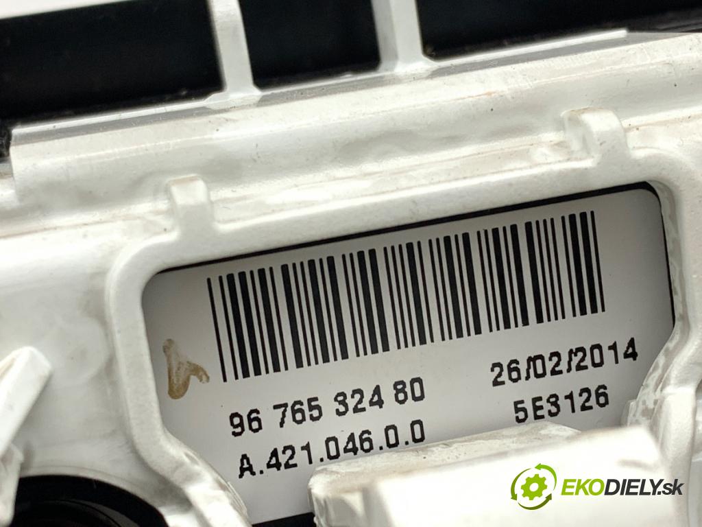 CITROEN BERLINGO II Nadwozie pełne/minivan 2014 68 kW 1.6 HDi 90 1560 Panel ovládania kúrenia 9676532480 (Prepínacie páčky pod volantom)