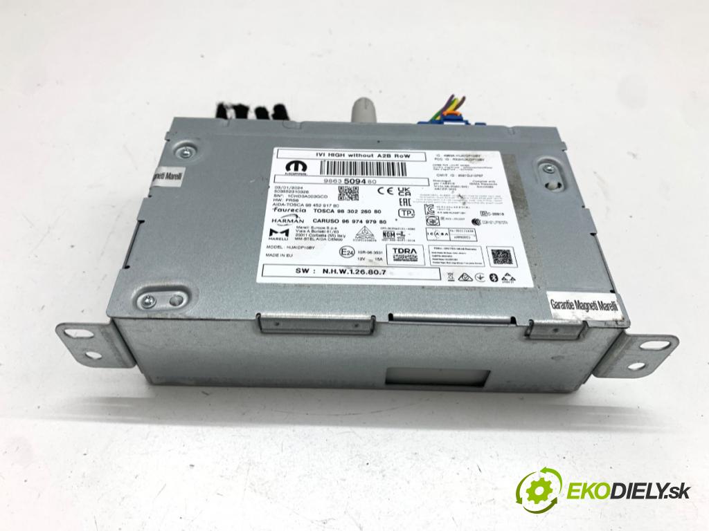 PEUGEOT 408 II liftback 2024 96 kW PureTech 130 (FPHNST) 1199 RADIO Navigácia 9863509480 (Audio zariadenie)