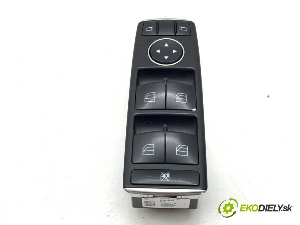 MERCEDES-BENZ C218 coupe 2014 300 kW CLS 500 (218.373) 4663 Prepínač okien 2129056000 (Prepínacie páčky pod volantom)