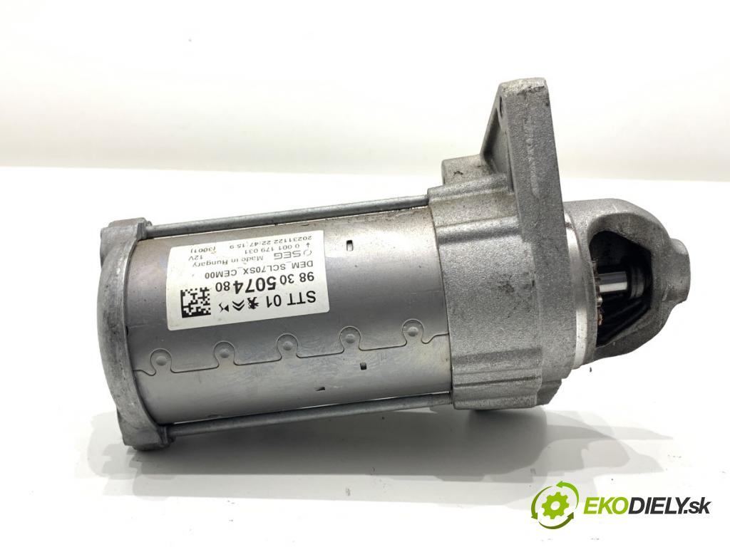 PEUGEOT 408 II liftback 2024 96 kW PureTech 130 (FPHNST) 1199 Štartér 9830507480 (Štartér)