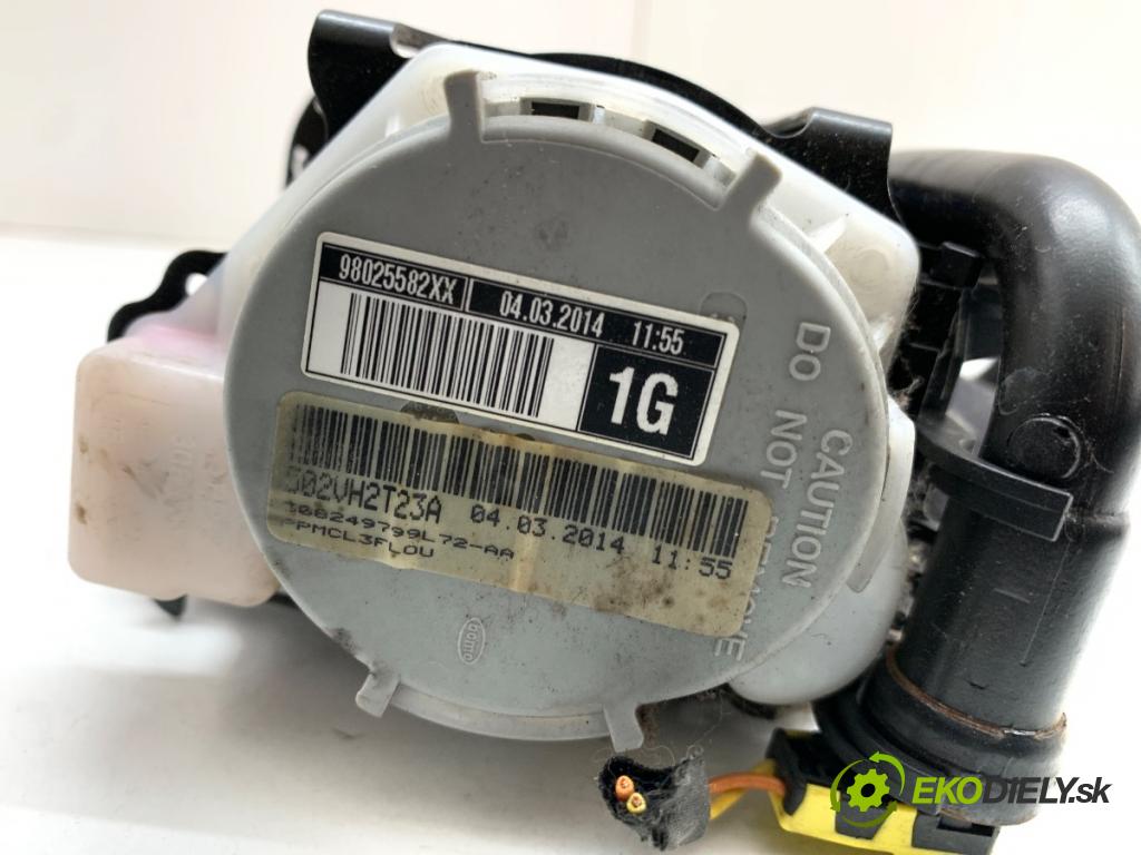 CITROEN BERLINGO II Nadwozie pełne/minivan 2014 68 kW 1.6 HDi 90 1560 Držiak BEZPEČNOSŤ ľavy predný 98025582XX