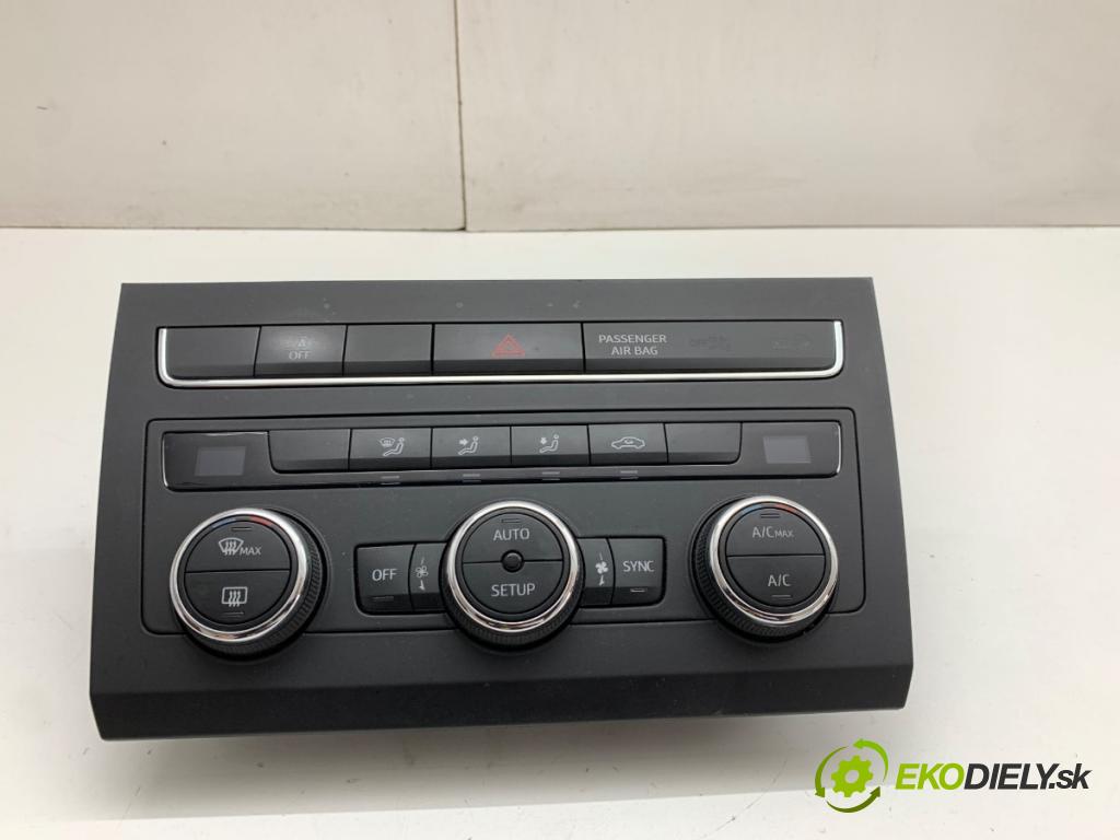 SEAT ATECA SUV 2017 110 kW 2.0 TDI 4Drive 1968 Panel ovládania kúrenia 5F0907044AK (Prepínacie páčky pod volantom)