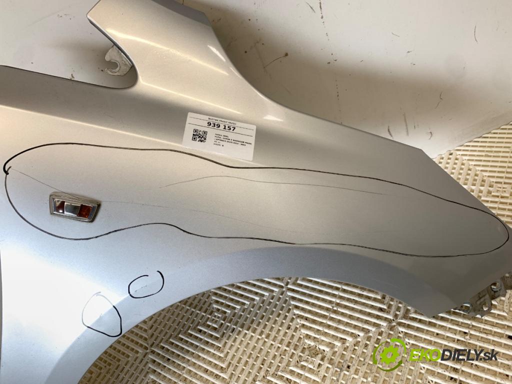 OPEL CORSA E liftback 2015 55 kW 1.4 (08) 1398 blatník pravý přední část